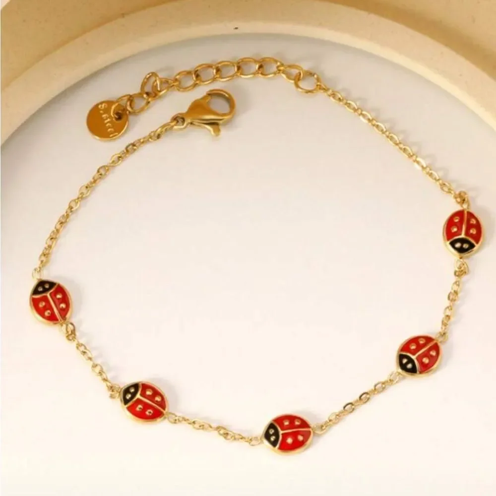 Ladybug Bracelet #2053